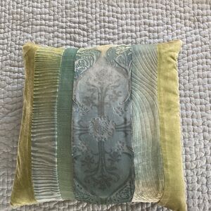 Kevin O’Brien Pieced Velvet Pillow